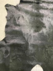 画像4: ヘアーカーフ　ブラック　毛皮　牛革　牛カーフ毛付き (4)