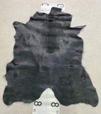 画像1: ヘアーカーフ　ブラック　毛皮　牛革　牛カーフ毛付き (1)