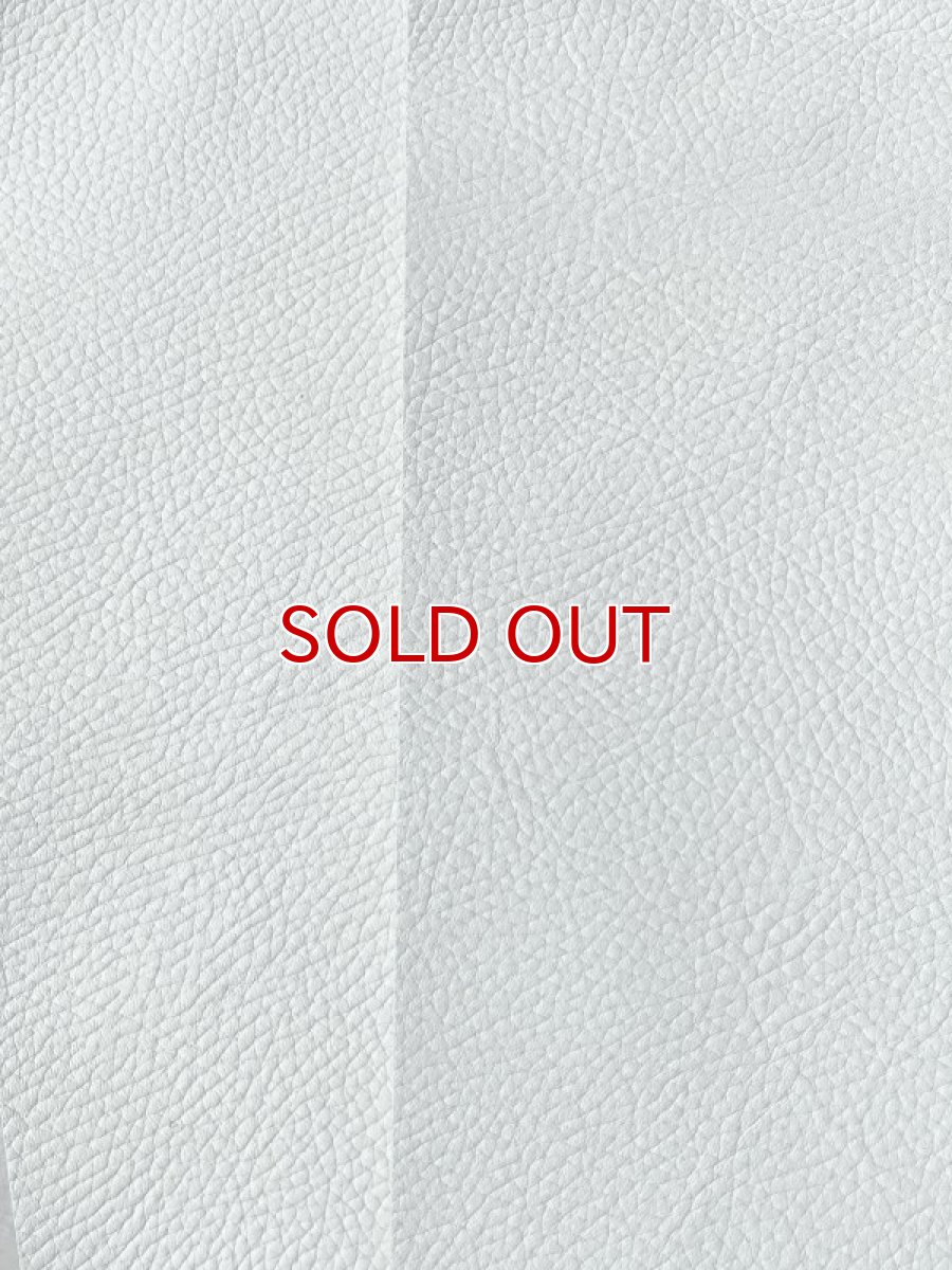 画像3: ビリヤードグリップ用カットレザー　牛革　ホワイト　キューグリップ　カスタム　革巻き　ビリヤード　本革 (3)