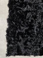 画像4: チベットラム毛皮　プレート　ブラック (4)