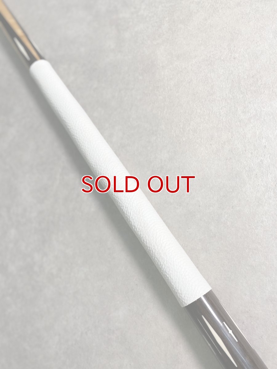 画像8: ビリヤードグリップ用カットレザー　牛革　ホワイト　キューグリップ　カスタム　革巻き　ビリヤード　本革 (8)