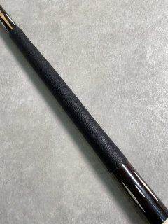 ビリヤードグリップ用カットレザー　牛革　ブラック　キューグリップ　カスタム　革巻き　ビリヤード　本革