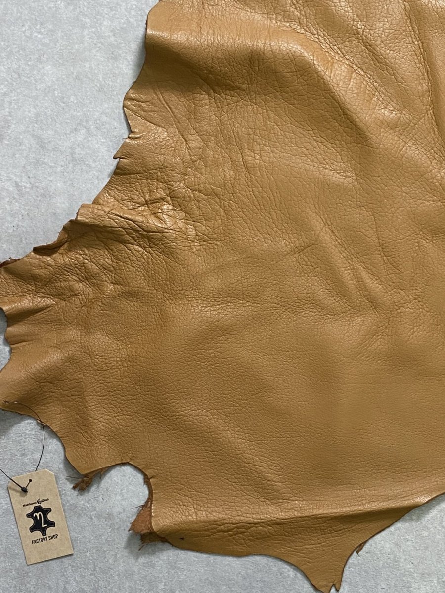 画像5: ディア―　シカ革　キャメル (5)