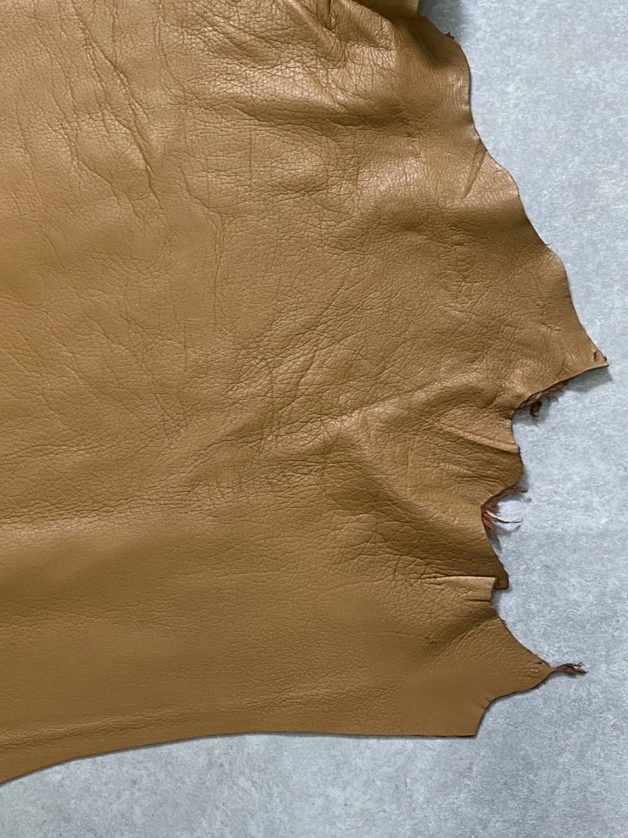 画像7: ディア―　シカ革　キャメル (7)