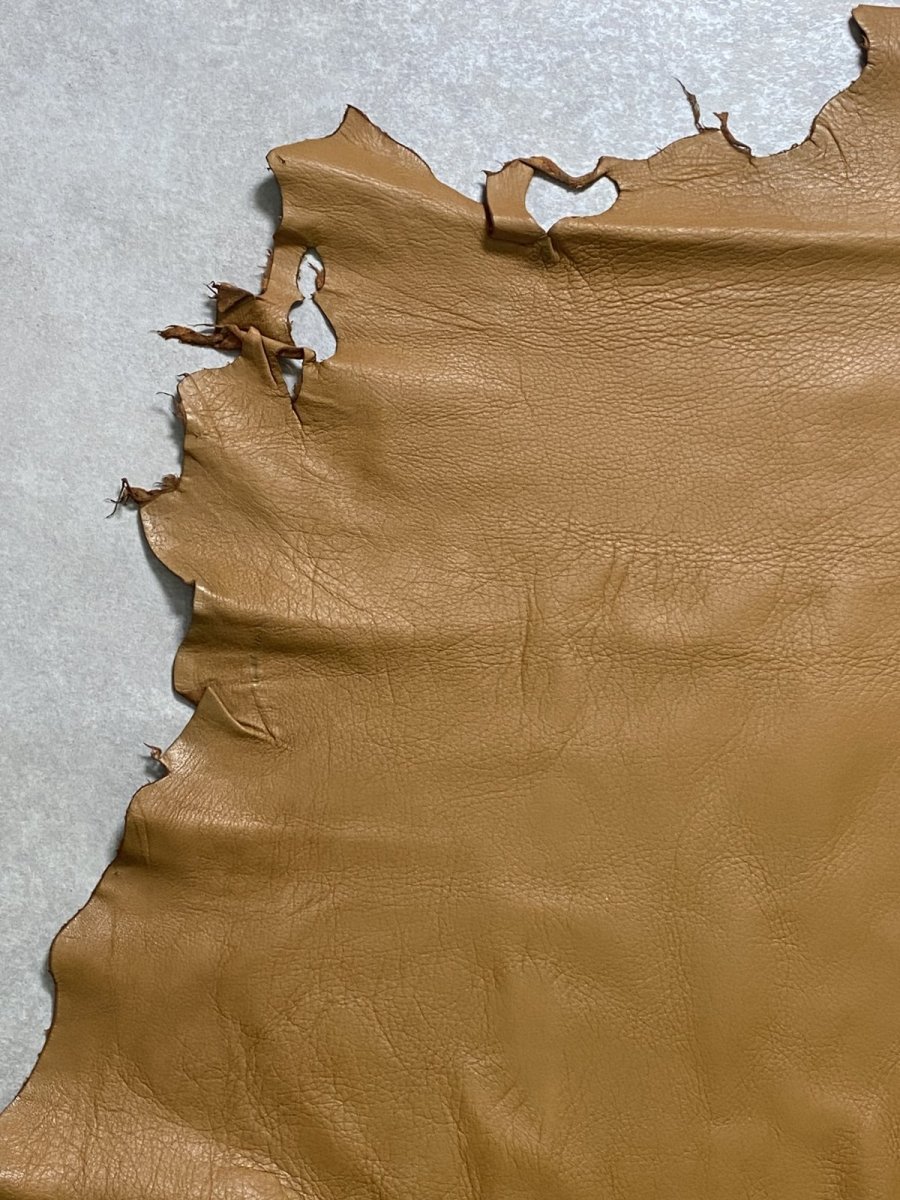 画像2: ディア―　シカ革　キャメル (2)