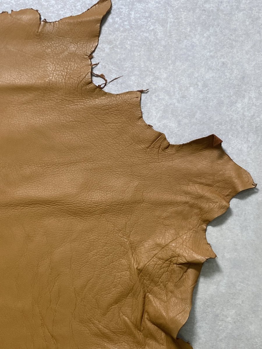 画像4: ディア―　シカ革　キャメル (4)