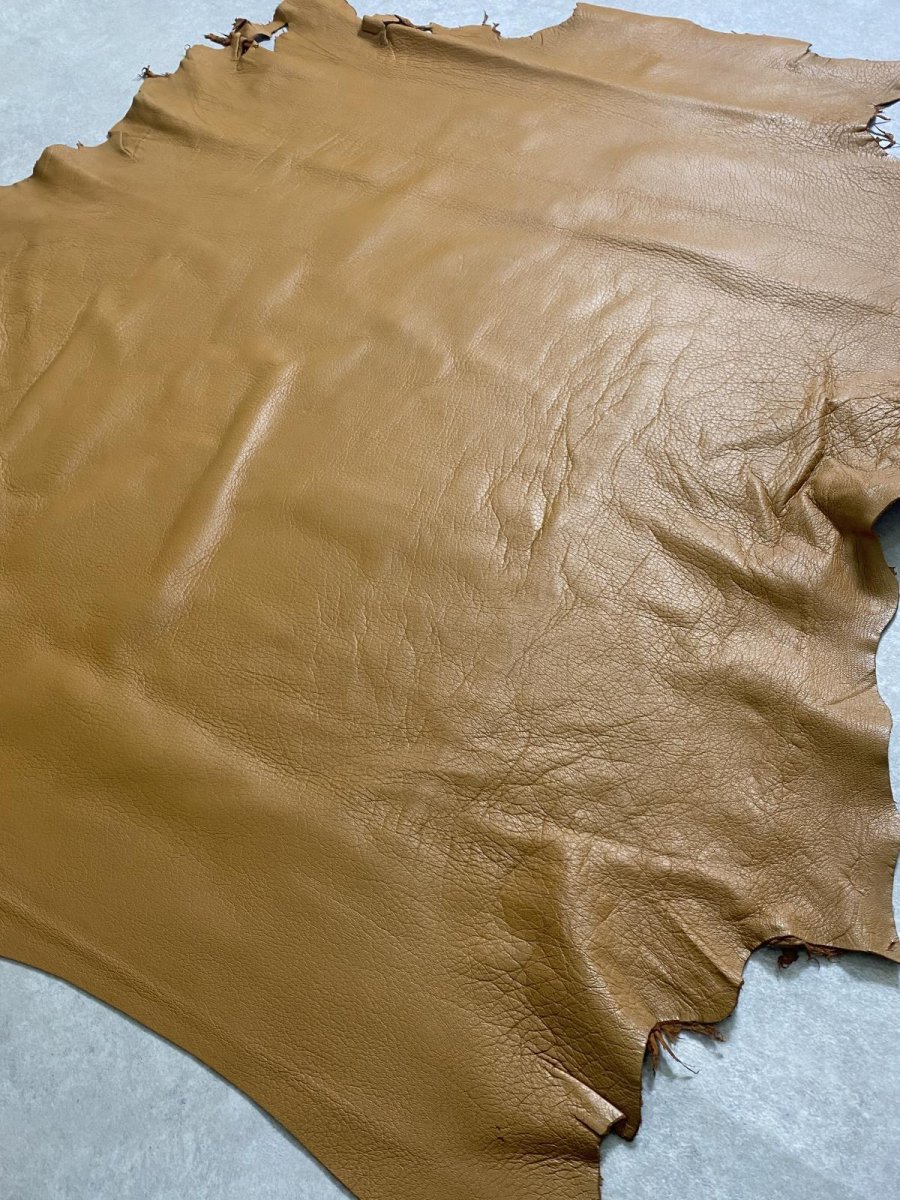 画像8: ディア―　シカ革　キャメル (8)
