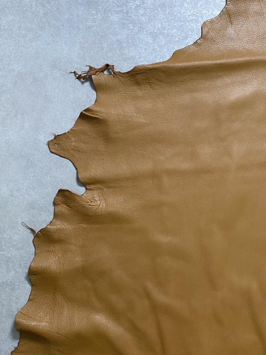 画像2: ディア―　シカ革　キャメル (2)