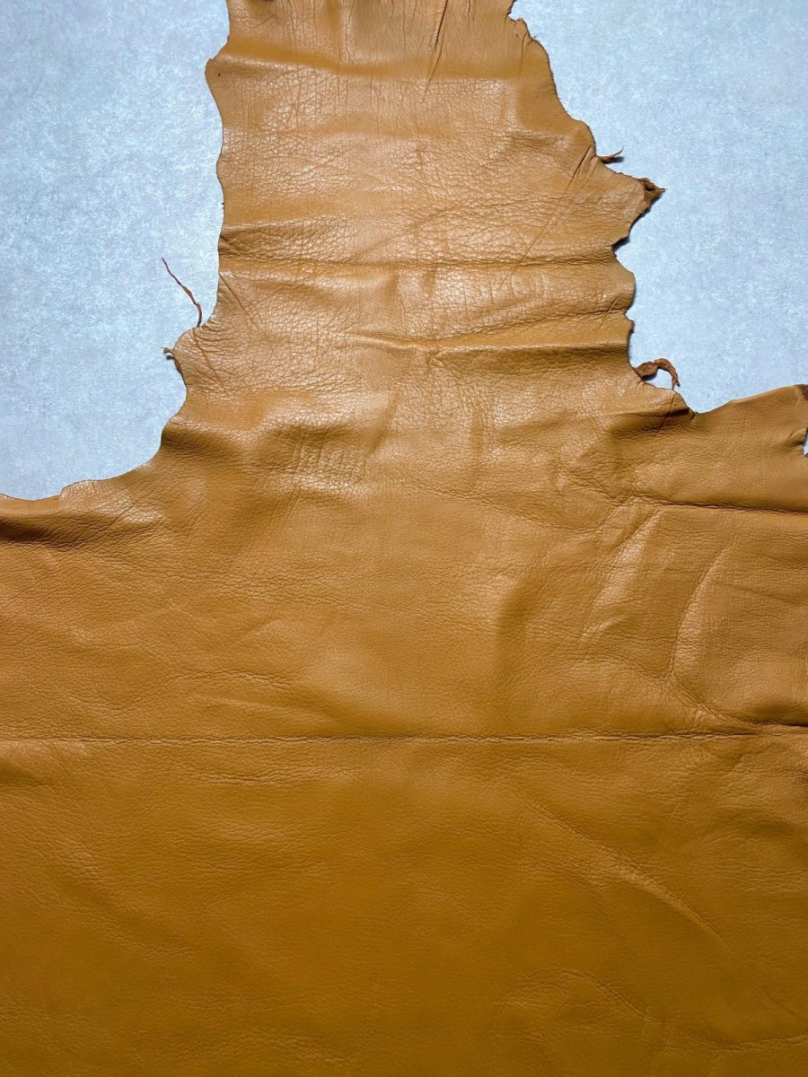 画像3: ディア―　シカ革　キャメル (3)