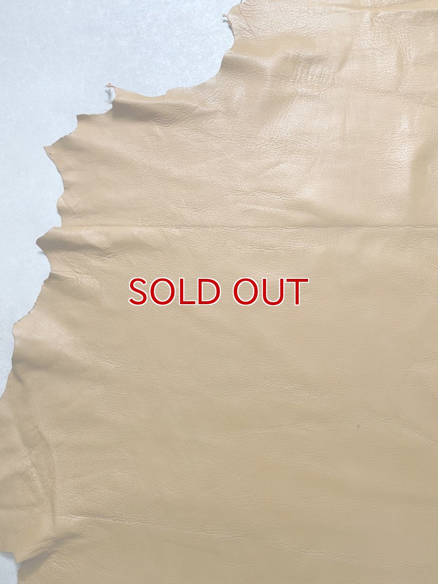 画像4: ディア―　シカ革　キャメル (4)