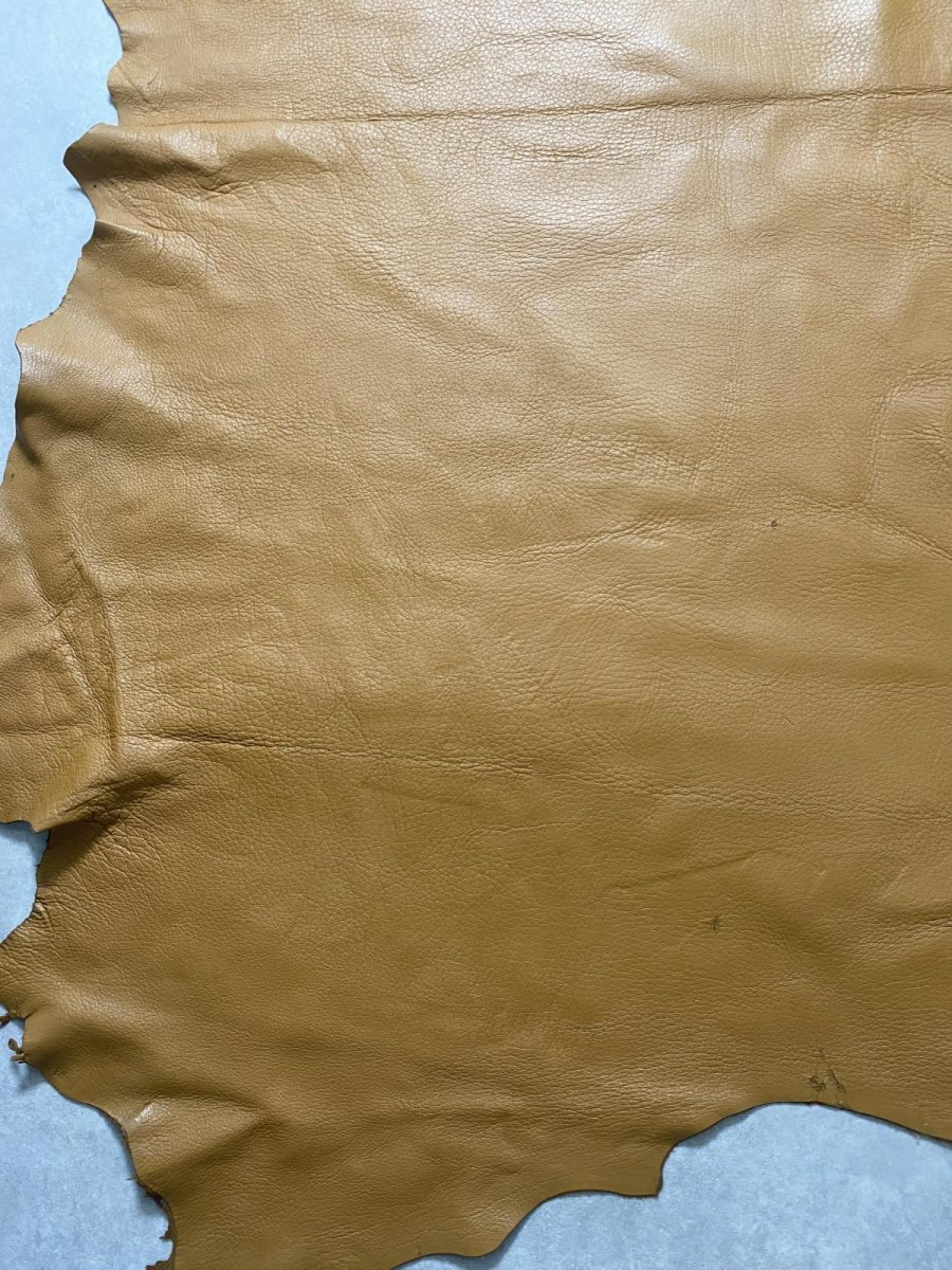 画像6: ディア―　シカ革　キャメル (6)