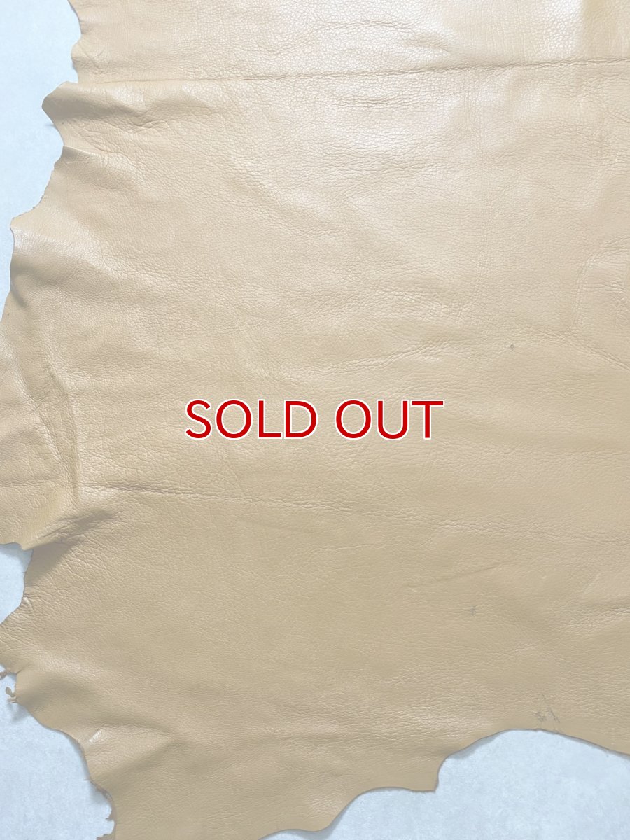 画像6: ディア―　シカ革　キャメル (6)