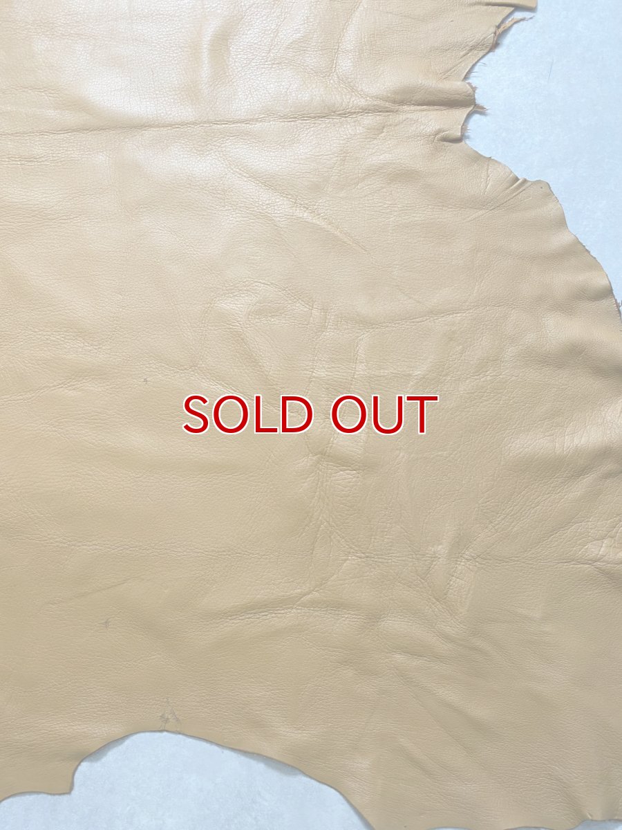 画像7: ディア―　シカ革　キャメル (7)