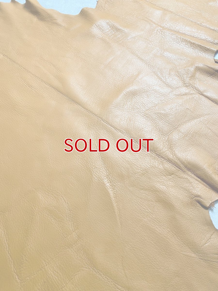 画像9: ディア―　シカ革　キャメル (9)