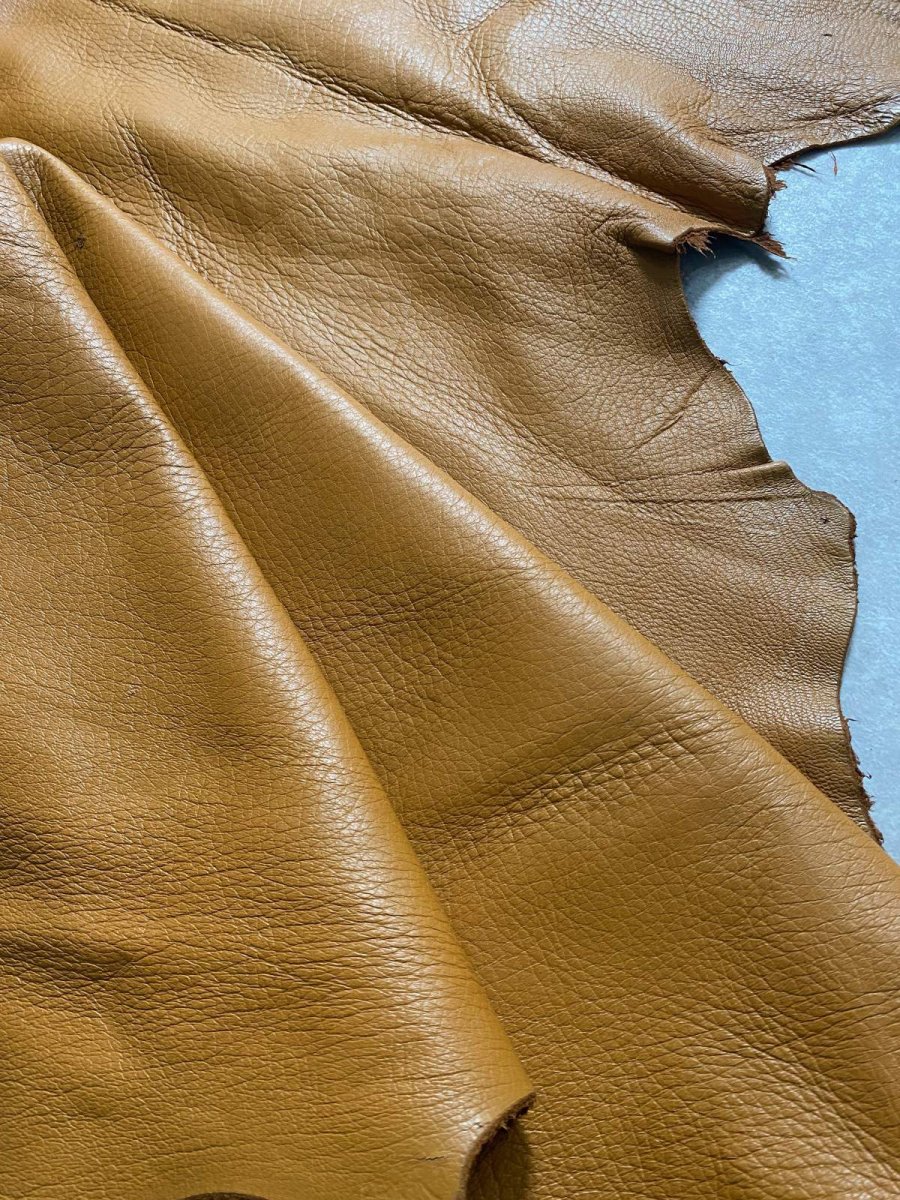 画像10: ディア―　シカ革　キャメル (10)