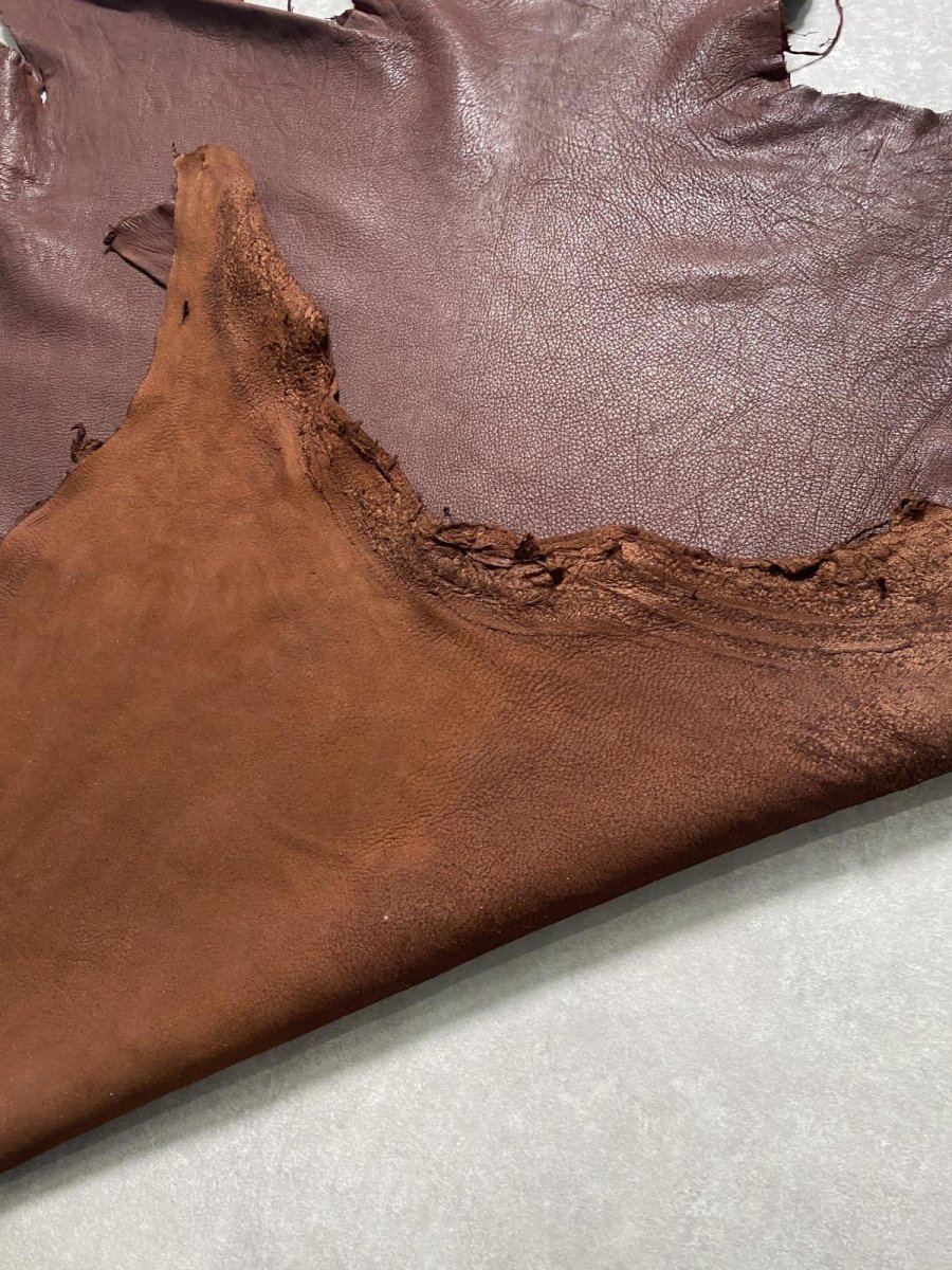 画像10: ディア― シカ革 チョコ (10)