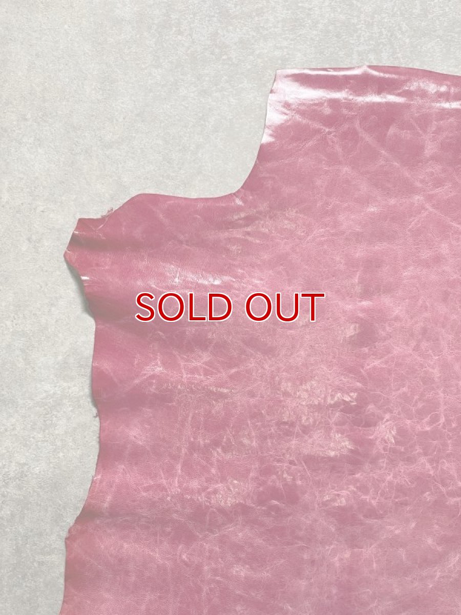 画像2: ゴート革　スピリッツ　ピンク　山羊革　レザー (2)