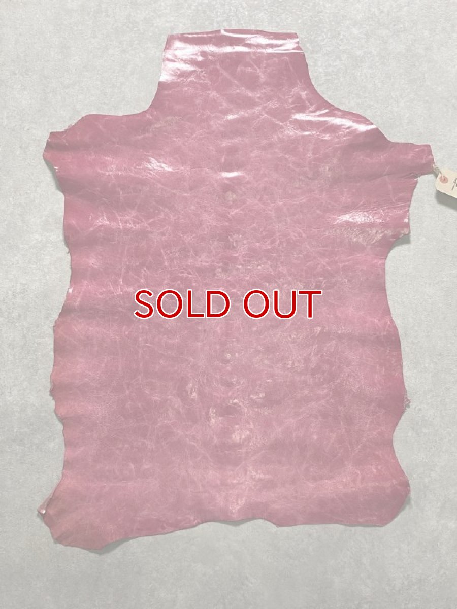 画像1: ゴート革　スピリッツ　ピンク　山羊革　レザー (1)