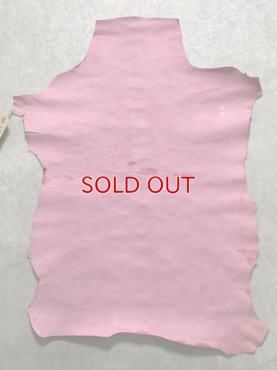 画像7: ゴート革　スピリッツ　ピンク　山羊革　レザー (7)