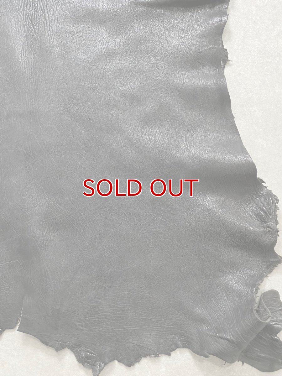 画像9: ゴート革　ヴァガルア　ブラック　山羊革　レザー (9)