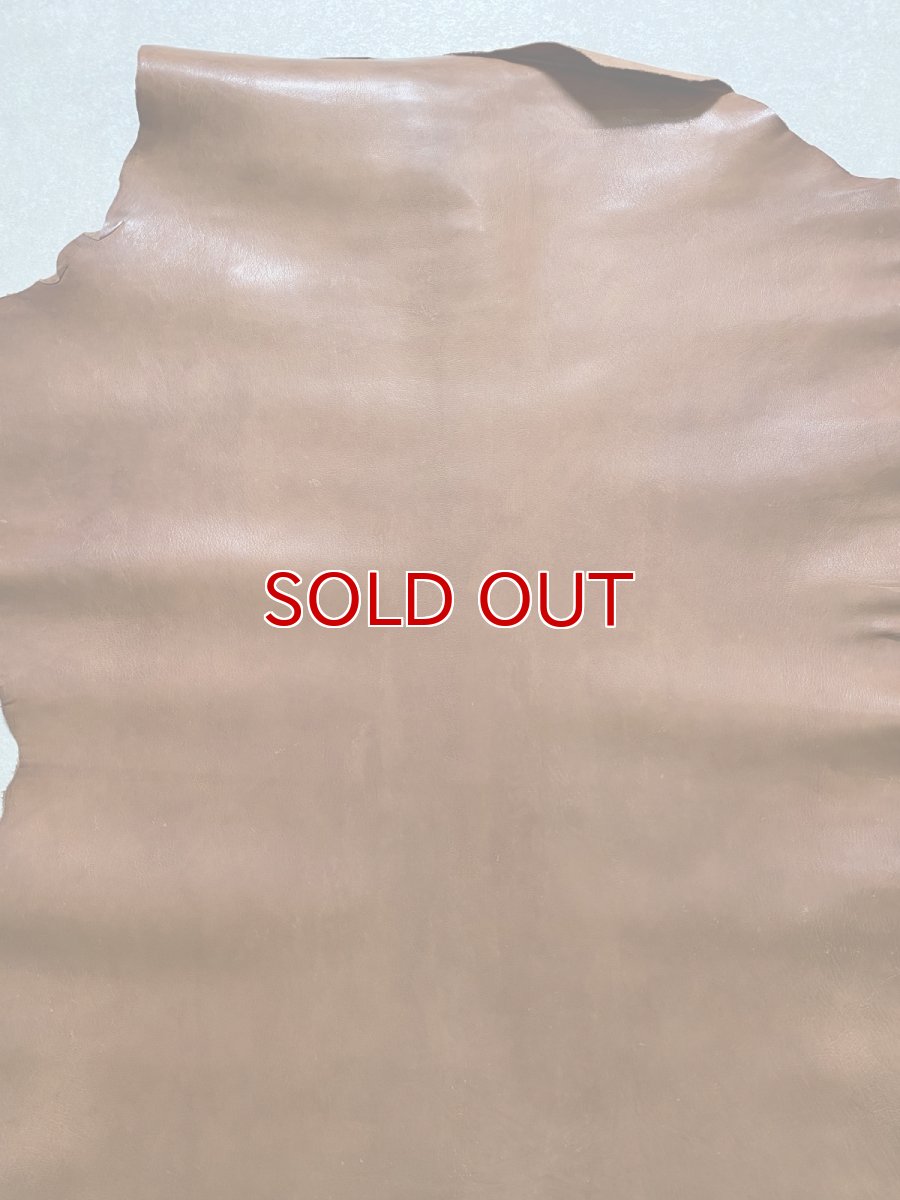 画像3: アッシュゴート　ブラウン　山羊革　レザークラフト (3)