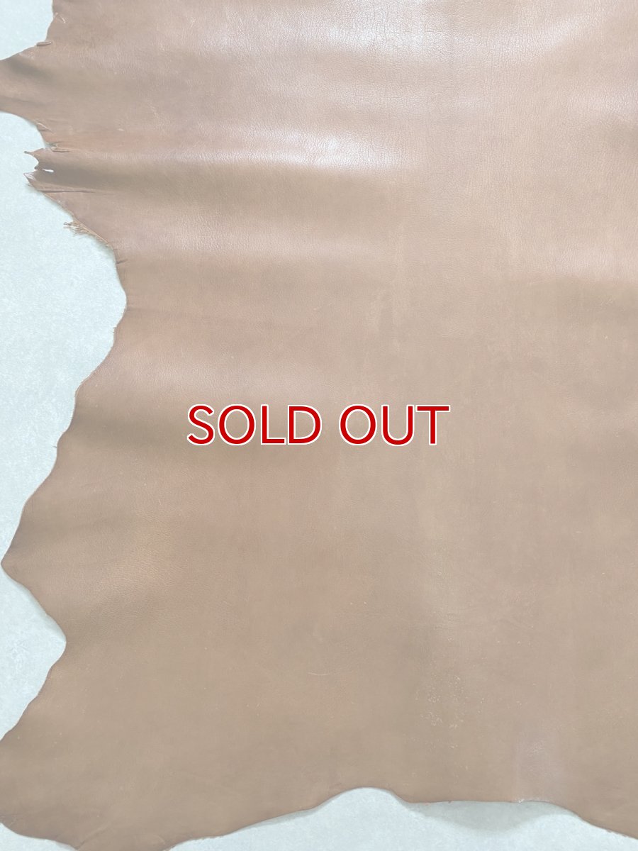 画像4: アッシュゴート　ブラウン　山羊革　レザークラフト (4)