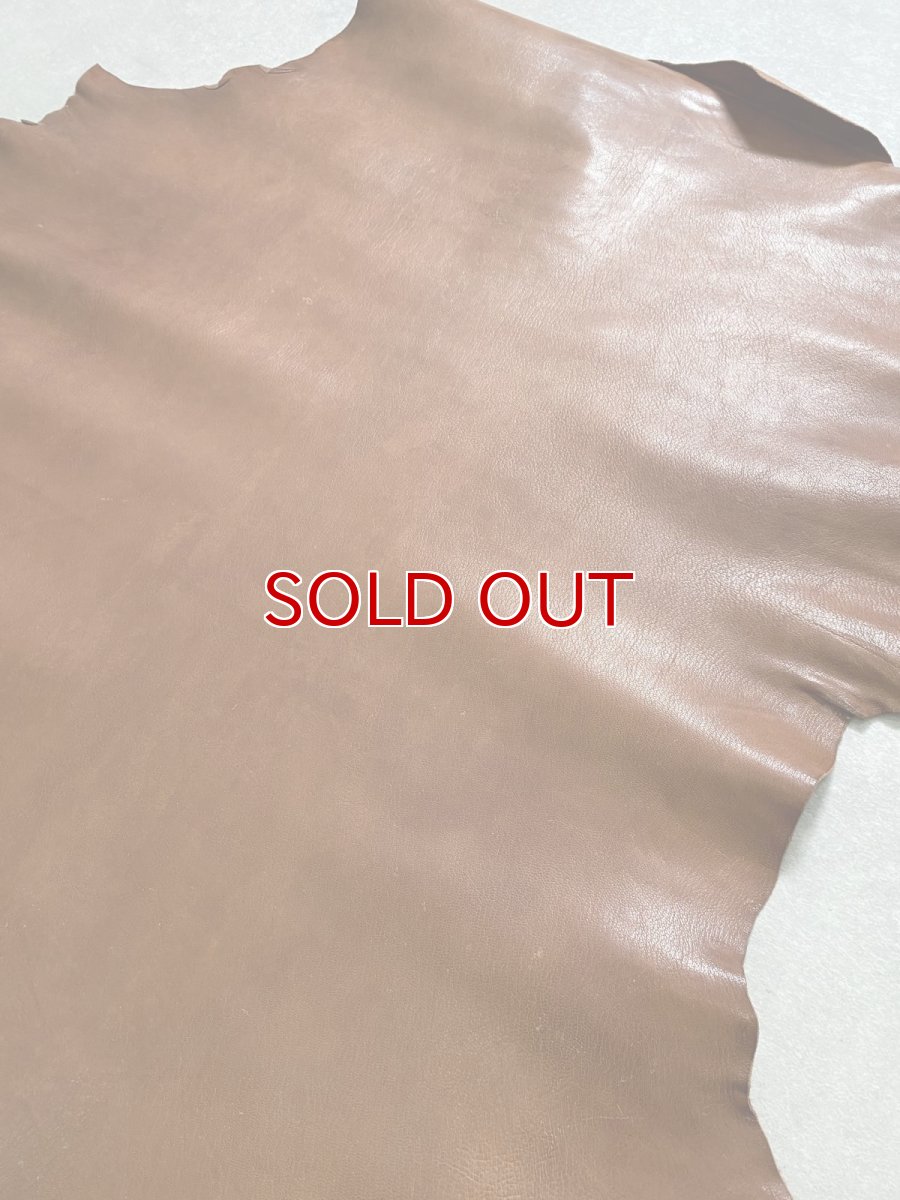 画像6: アッシュゴート　ブラウン　山羊革　レザークラフト (6)