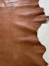 画像4: アッシュゴート　ブラウン　山羊革　レザークラフト (4)