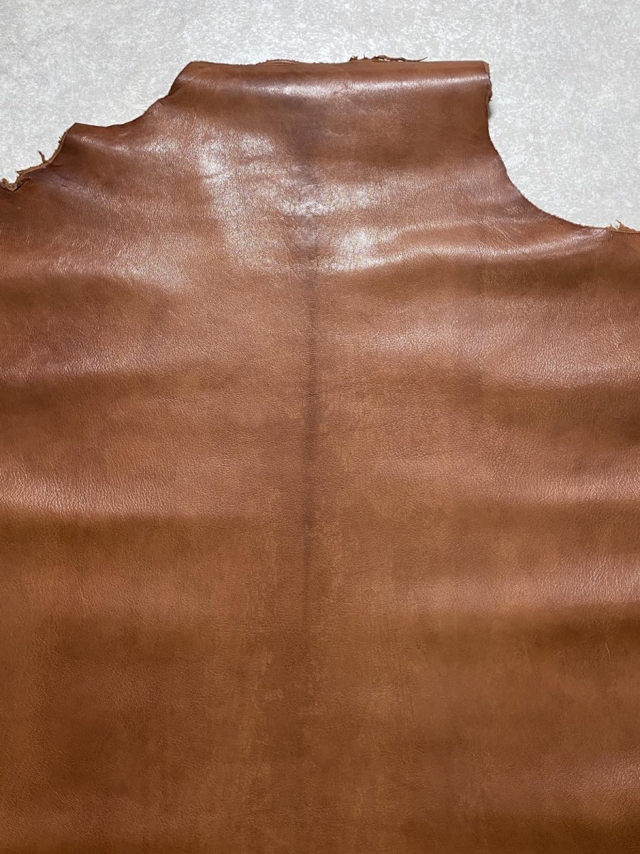 画像2: アッシュゴート　ブラウン　山羊革　レザークラフト (2)