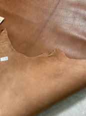 画像7: アッシュゴート　ブラウン　山羊革　レザークラフト (7)