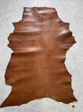 画像1: アッシュゴート　ブラウン　山羊革　レザークラフト (1)