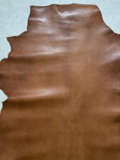 画像2: アッシュゴート　ブラウン　山羊革　レザークラフト (2)