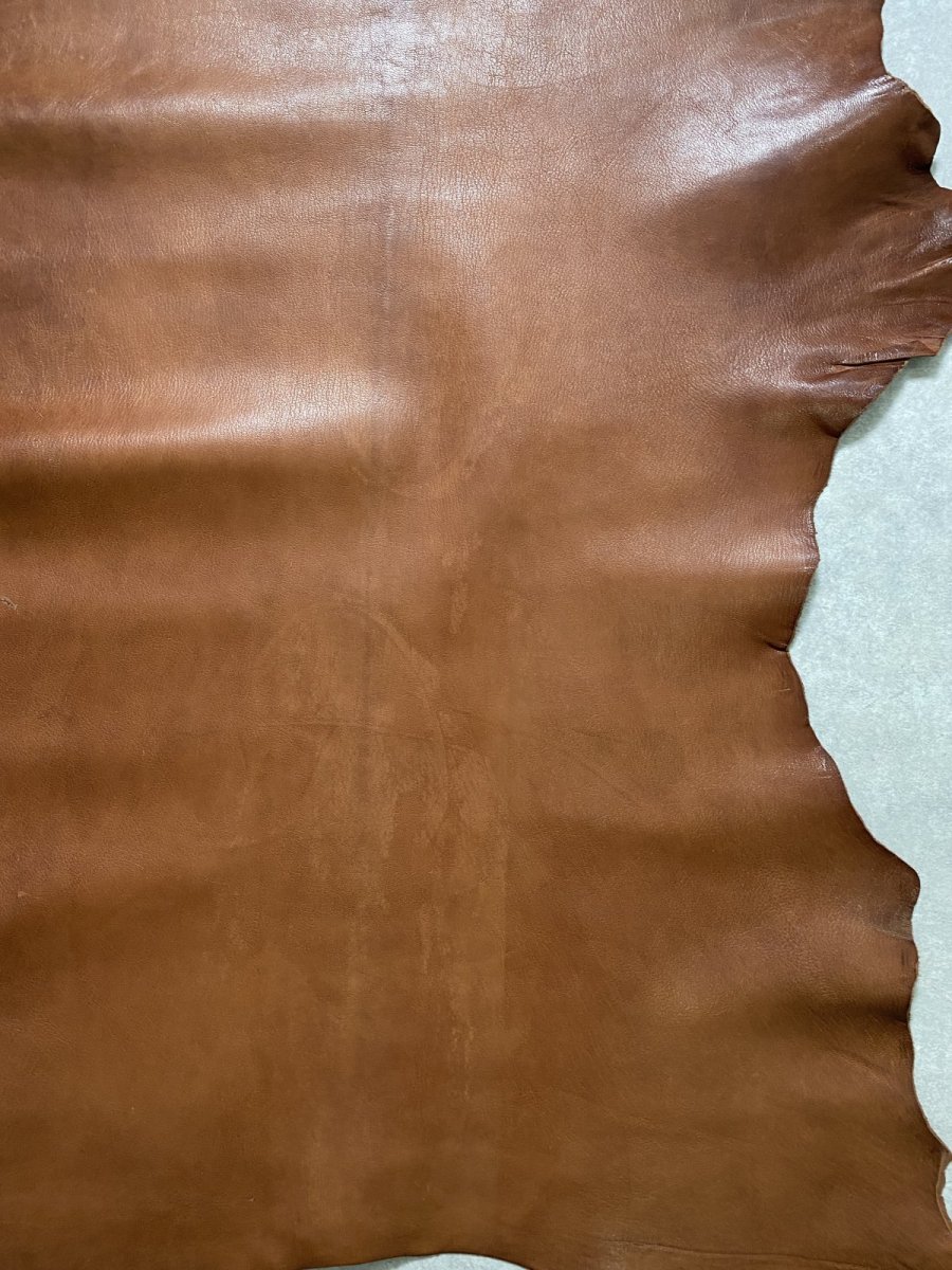 画像4: アッシュゴート　ブラウン　山羊革　レザークラフト (4)