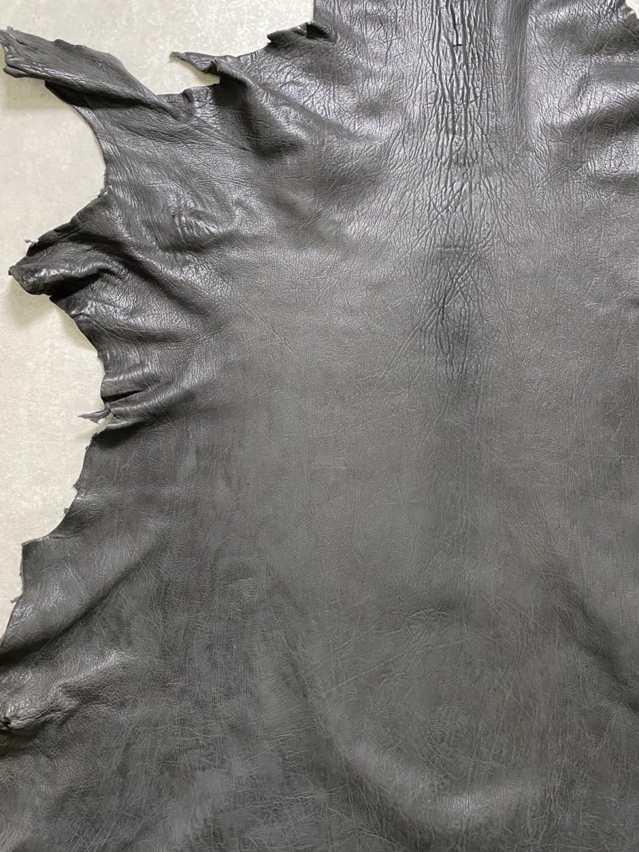 画像2: ゴート革　ヴァガルア　ブラック　山羊革　レザー (2)