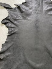 画像2: ゴート革　ヴァガルア　ブラック　山羊革　レザー (2)