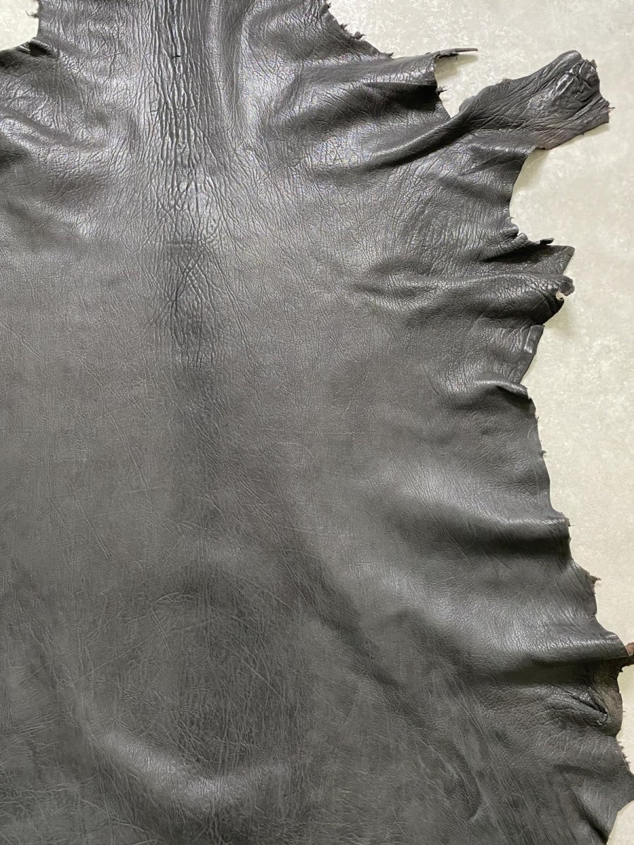 画像4: ゴート革　ヴァガルア　ブラック　山羊革　レザー (4)