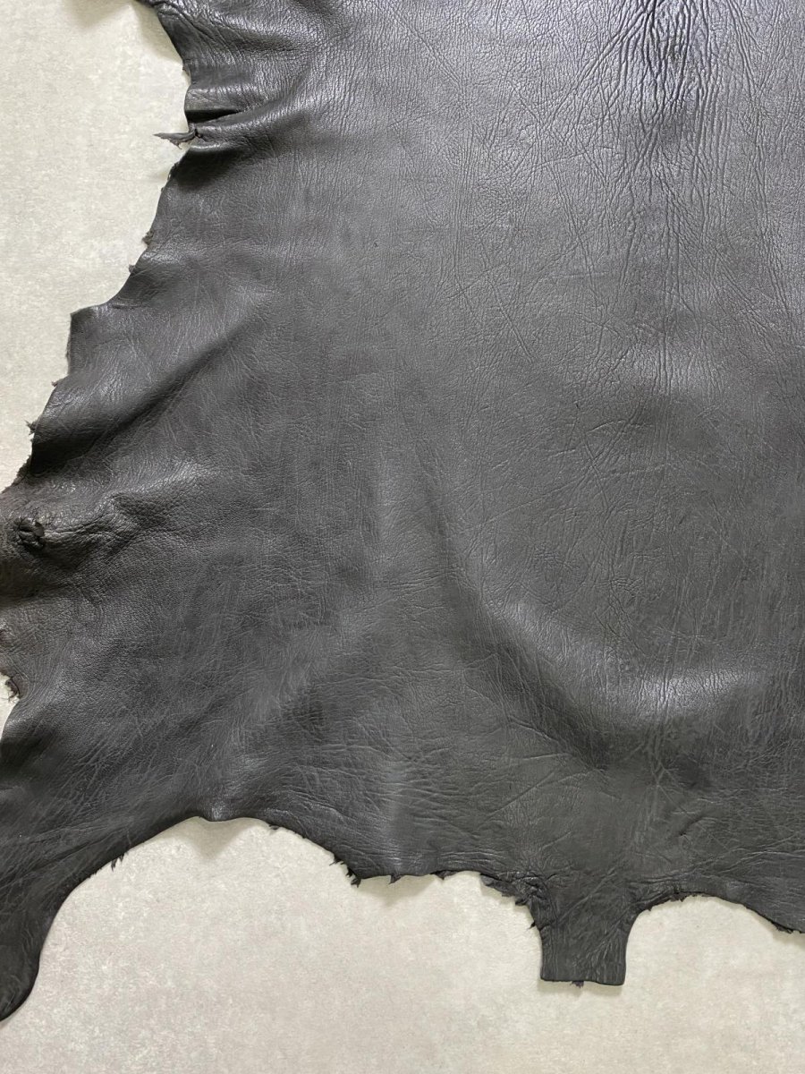 画像5: ゴート革　ヴァガルア　ブラック　山羊革　レザー (5)
