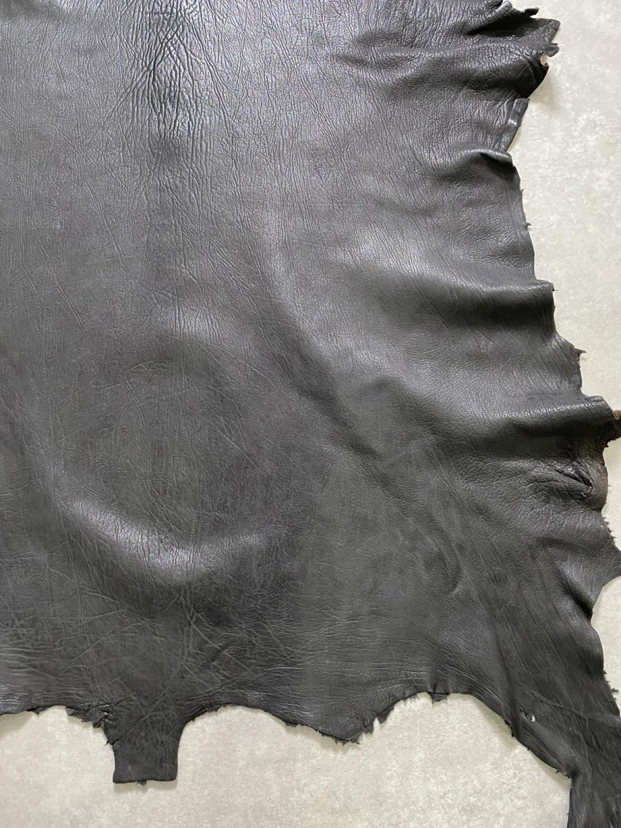 画像6: ゴート革　ヴァガルア　ブラック　山羊革　レザー (6)