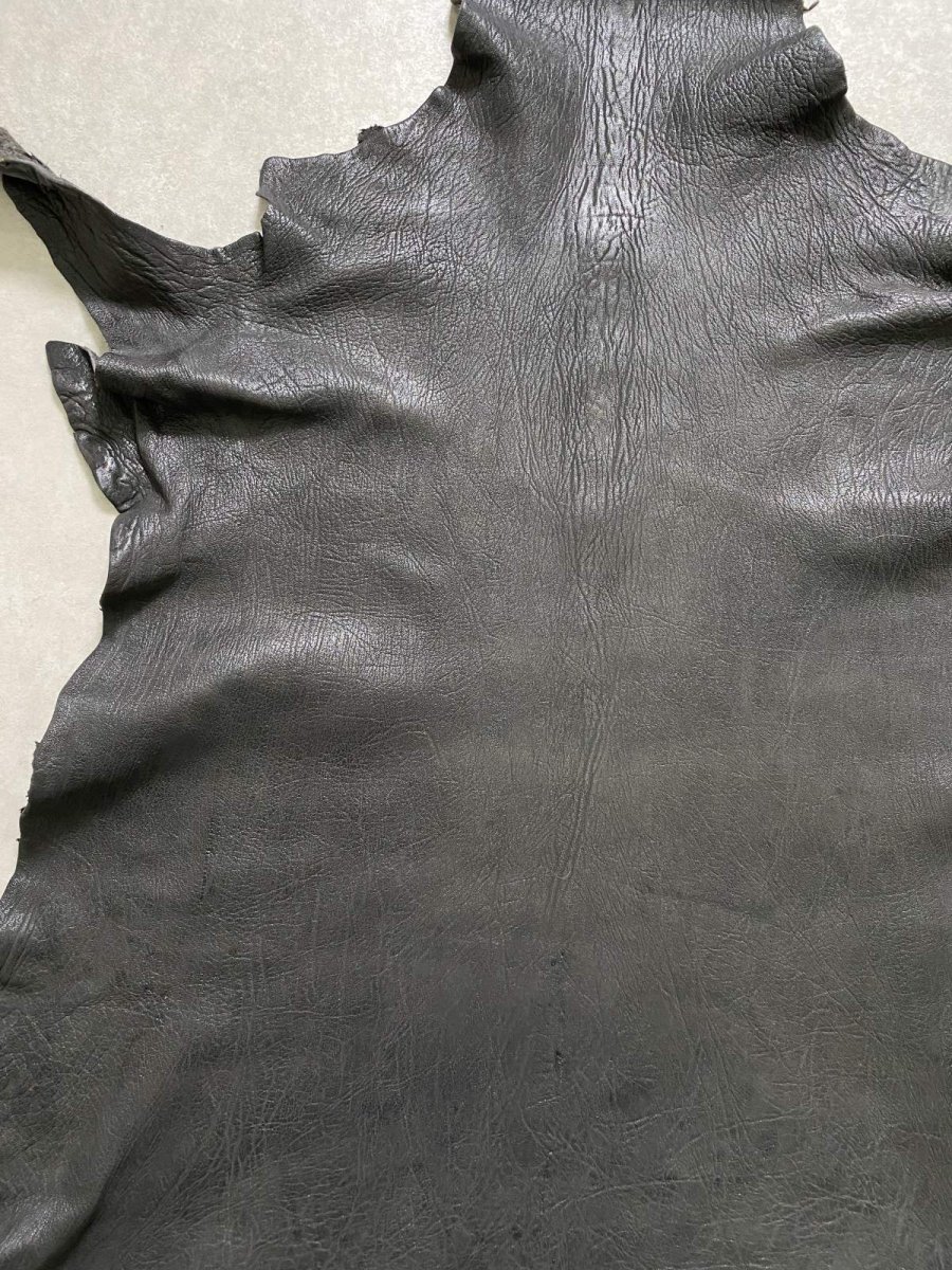 画像2: ゴート革　ヴァガルア　ブラック　山羊革　レザー (2)