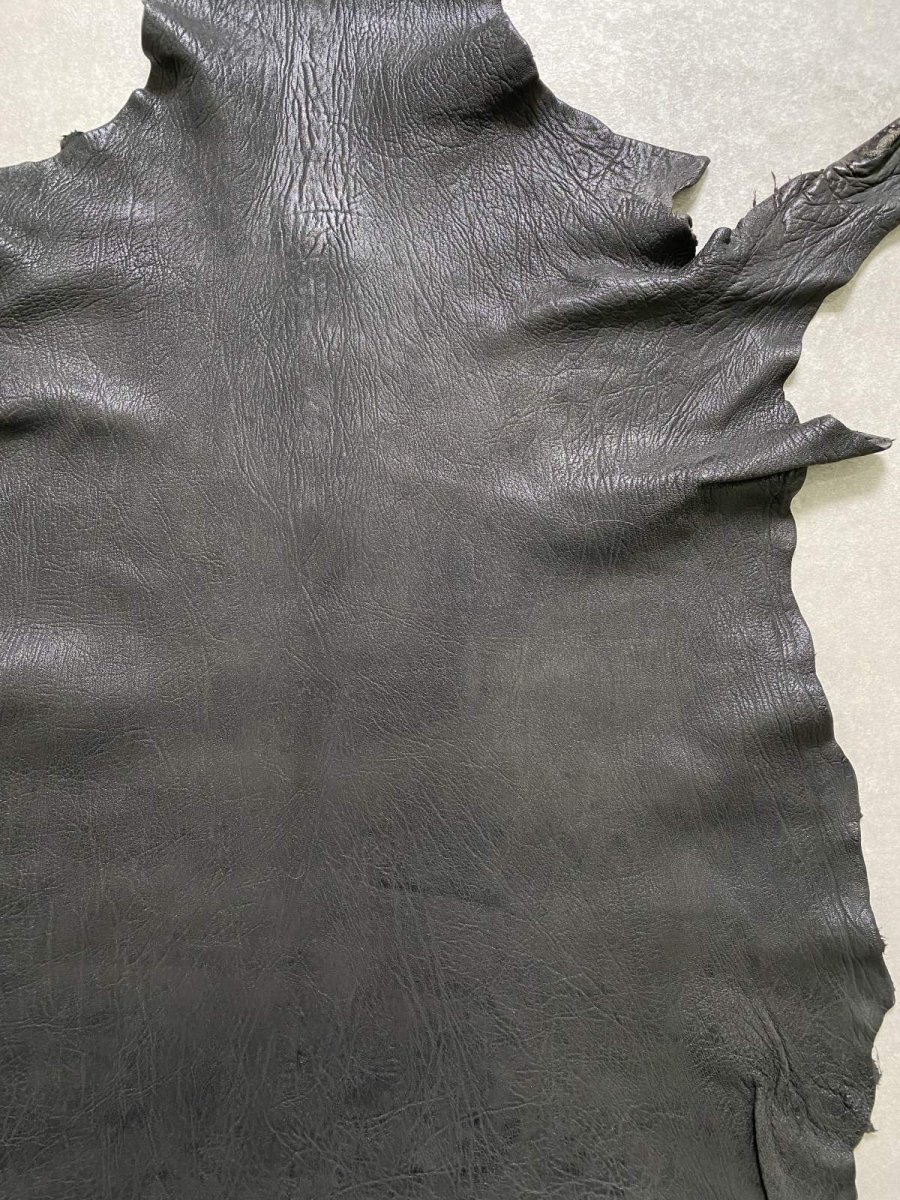 画像4: ゴート革　ヴァガルア　ブラック　山羊革　レザー (4)