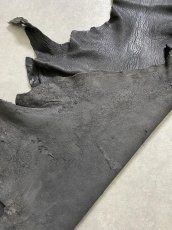 画像10: ゴート革　ヴァガルア　ブラック　山羊革　レザー (10)