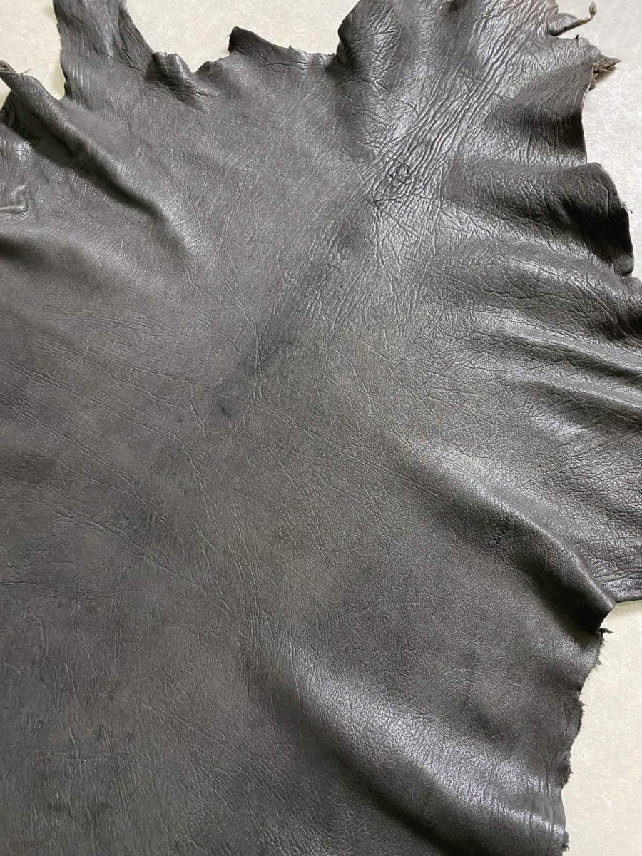 画像8: ゴート革　ヴァガルア　ブラック　山羊革　レザー (8)