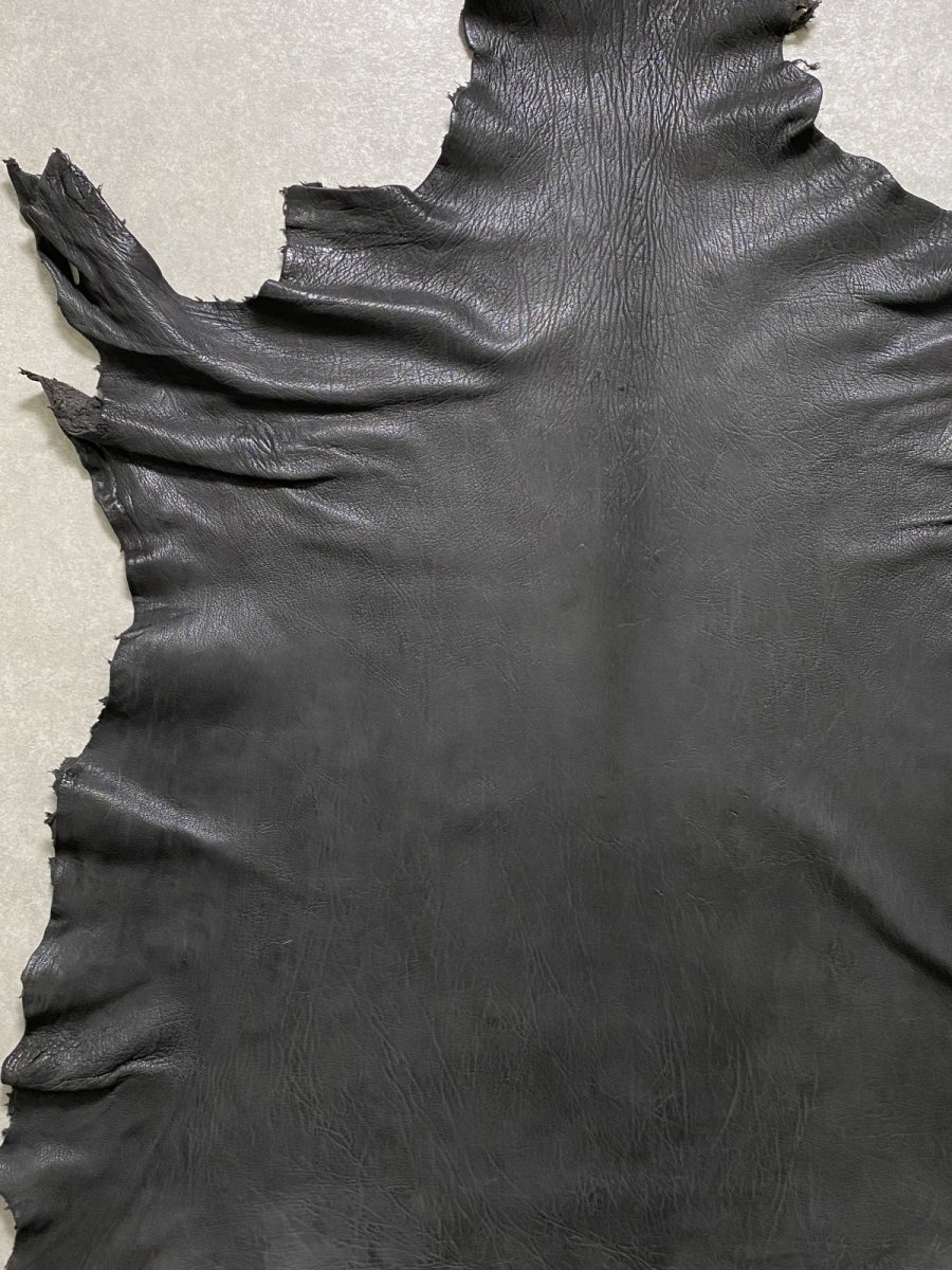 画像2: ゴート革　ヴァガルア　ブラック　山羊革　レザー (2)