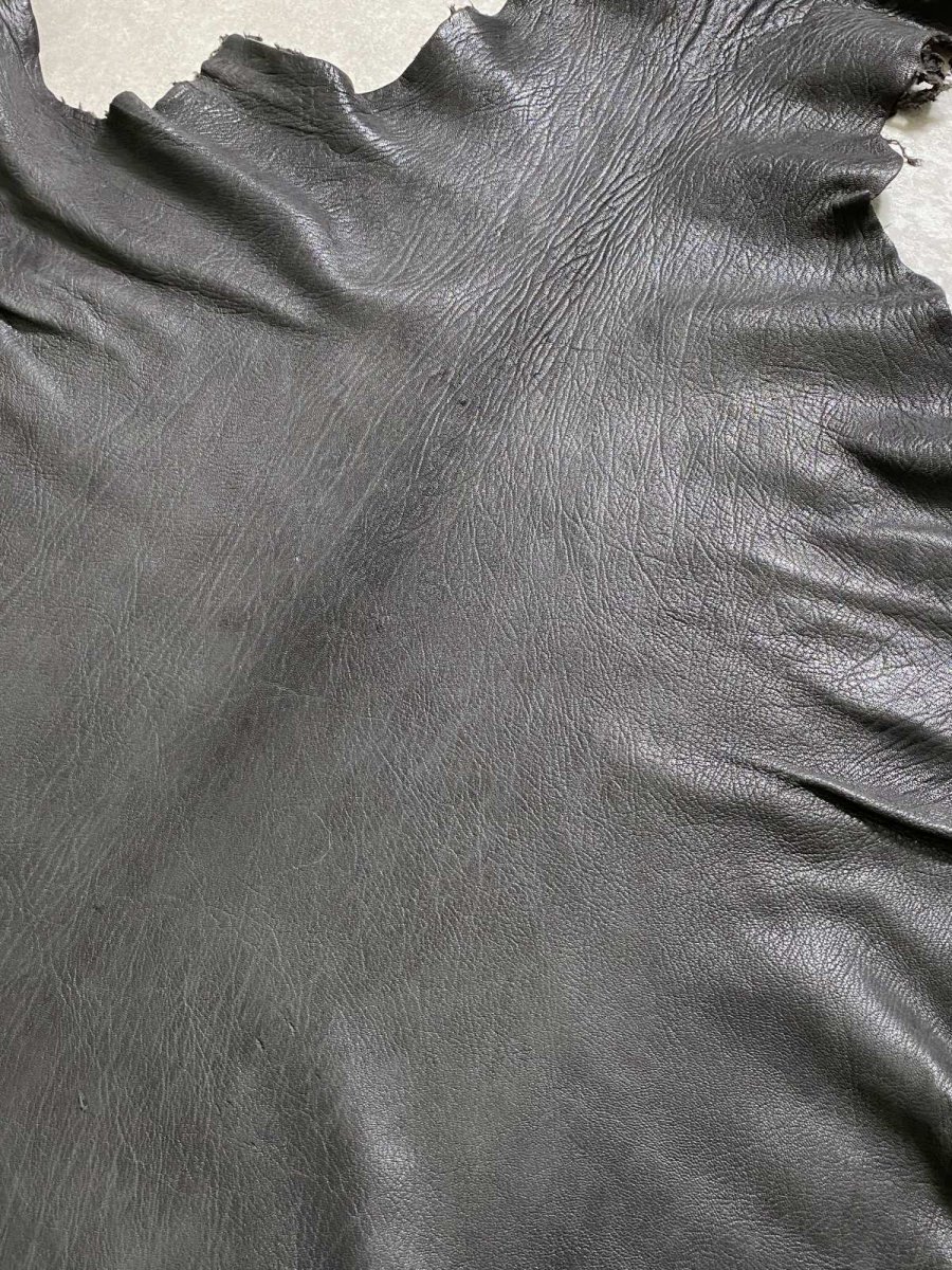 画像8: ゴート革　ヴァガルア　ブラック　山羊革　レザー (8)