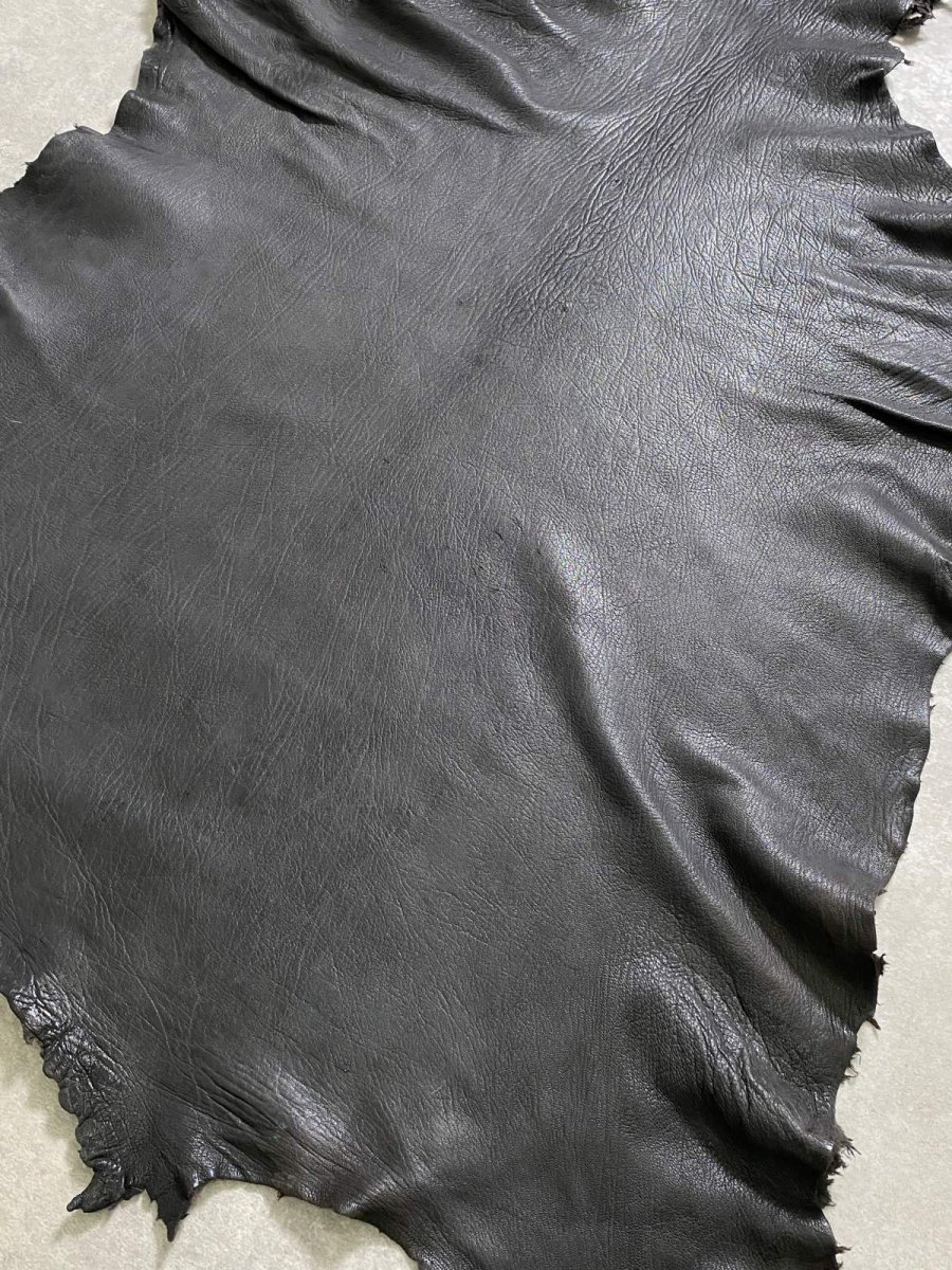 画像7: ゴート革　ヴァガルア　ブラック　山羊革　レザー (7)