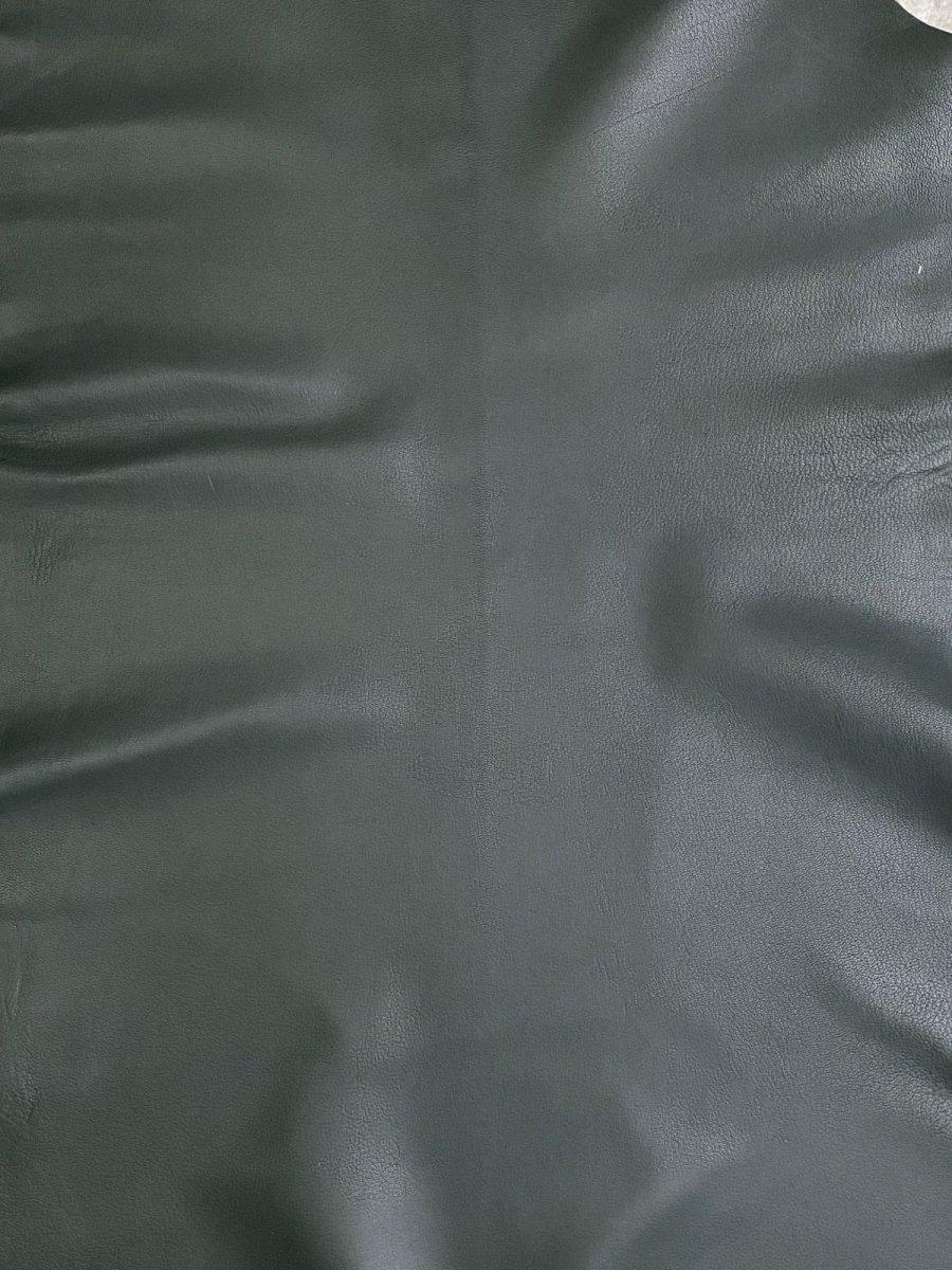 画像2: ゴート革　ソフラン　ダークグリーン　山羊革　レザークラフト (2)