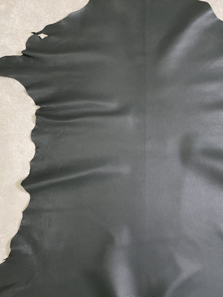 画像6: ゴート革　ソフラン　ダークグリーン　山羊革　レザークラフト (6)