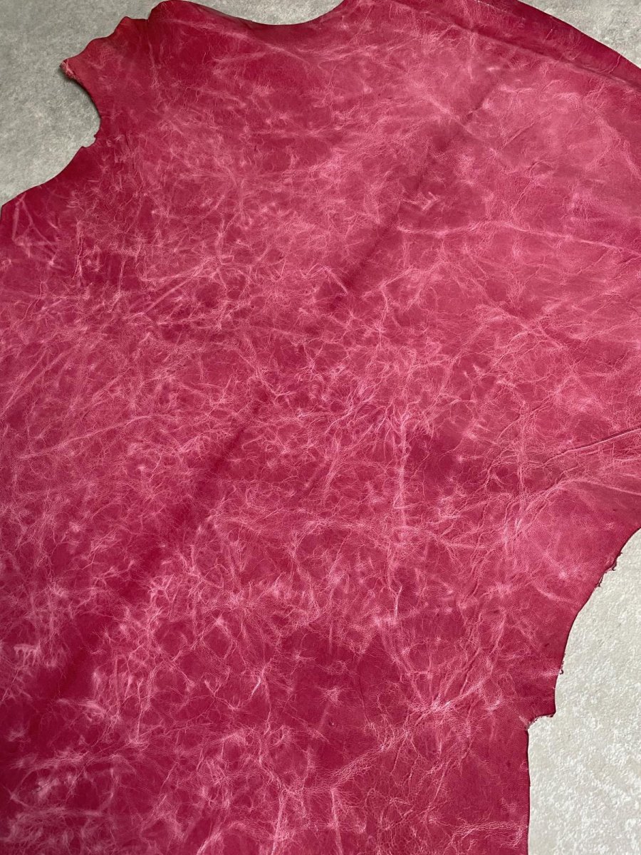 画像6: ゴート革　スピリッツ　ピンク　山羊革　レザー (6)