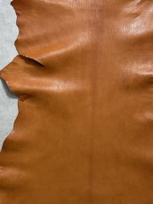 画像4: ヌメゴートシュリンク　キャメル　山羊革　レザークラフト (4)