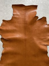 画像4: ヌメゴートシュリンク　キャメル　山羊革　レザークラフト (4)